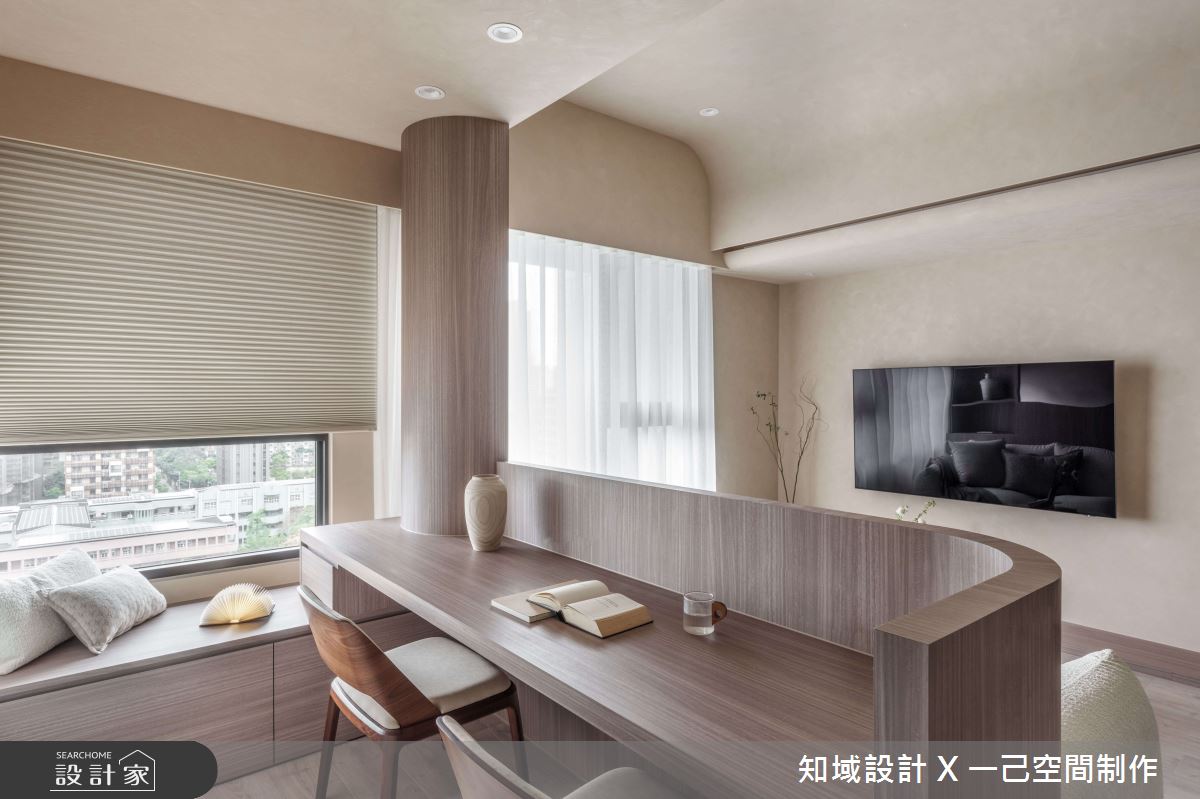 新成屋(5年以下)＿混搭風書房工作區臥榻案例圖片＿知域設計 X 一己空間制作＿知域_沄之8