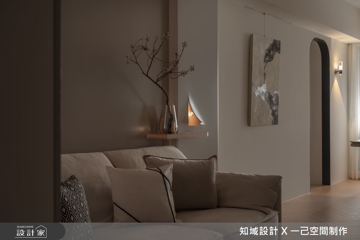 16坪新成屋(5年以下)＿混搭風客廳案例圖片＿知域設計 X 一己空間制作＿知域_姯之5