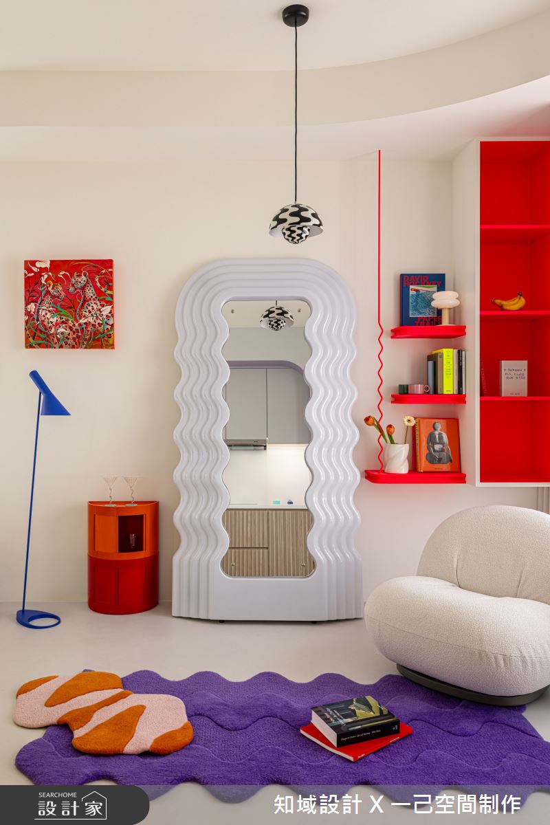 8坪中古屋(5~15年)＿曼菲斯風客廳案例圖片＿知域設計 X 一己空間制作＿知域_熠之14