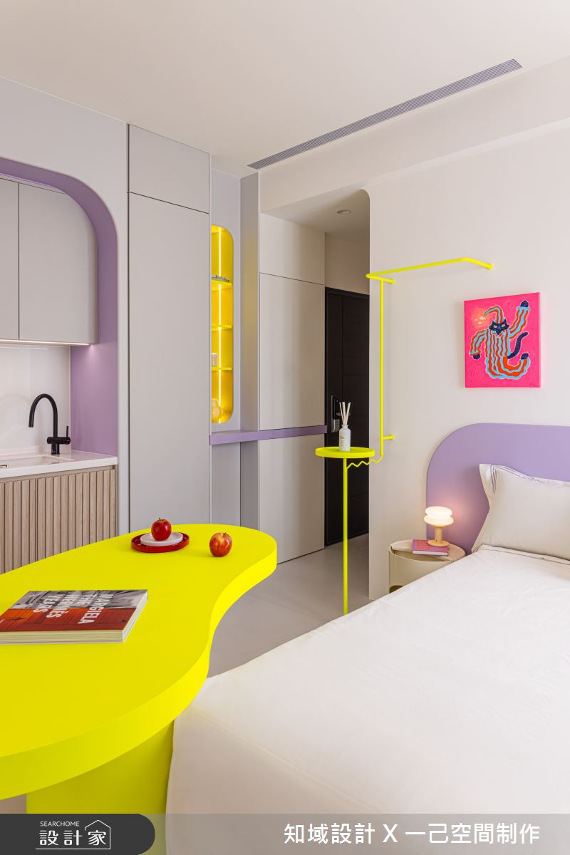 8坪中古屋(5~15年)＿曼菲斯風餐廳臥室案例圖片＿知域設計 X 一己空間制作＿知域_熠之5