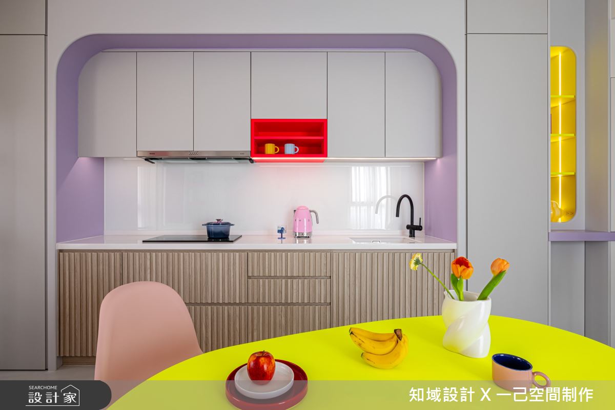 8坪中古屋(5~15年)＿曼菲斯風餐廳廚房案例圖片＿知域設計 X 一己空間制作＿知域_熠之3