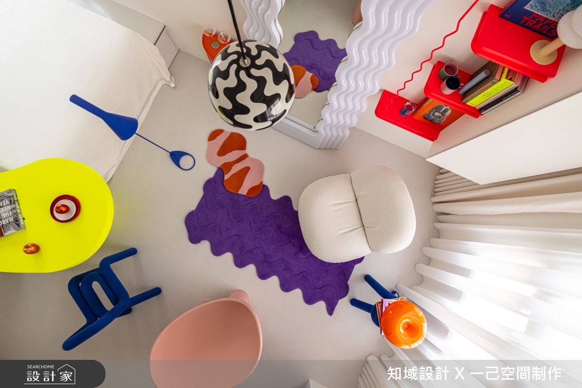 8坪中古屋(5~15年)＿曼菲斯風客廳餐廳臥室案例圖片＿知域設計 X 一己空間制作＿知域_熠之9