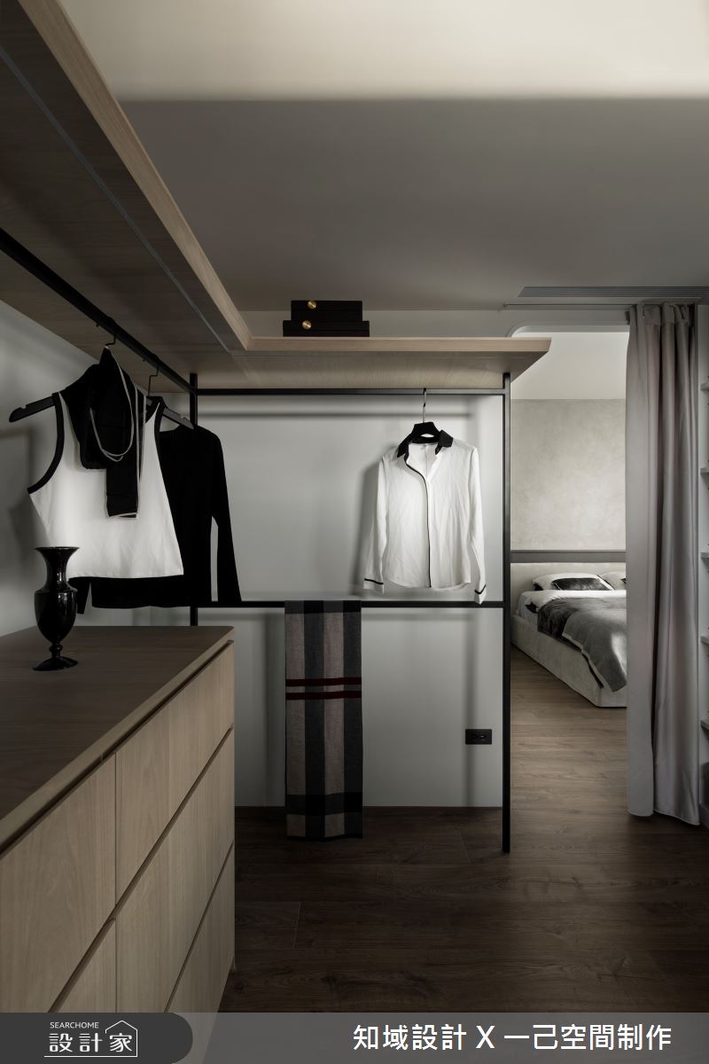 46坪中古屋(5~15年)＿混搭風更衣間案例圖片＿知域設計 X 一己空間制作＿一己_旎之17