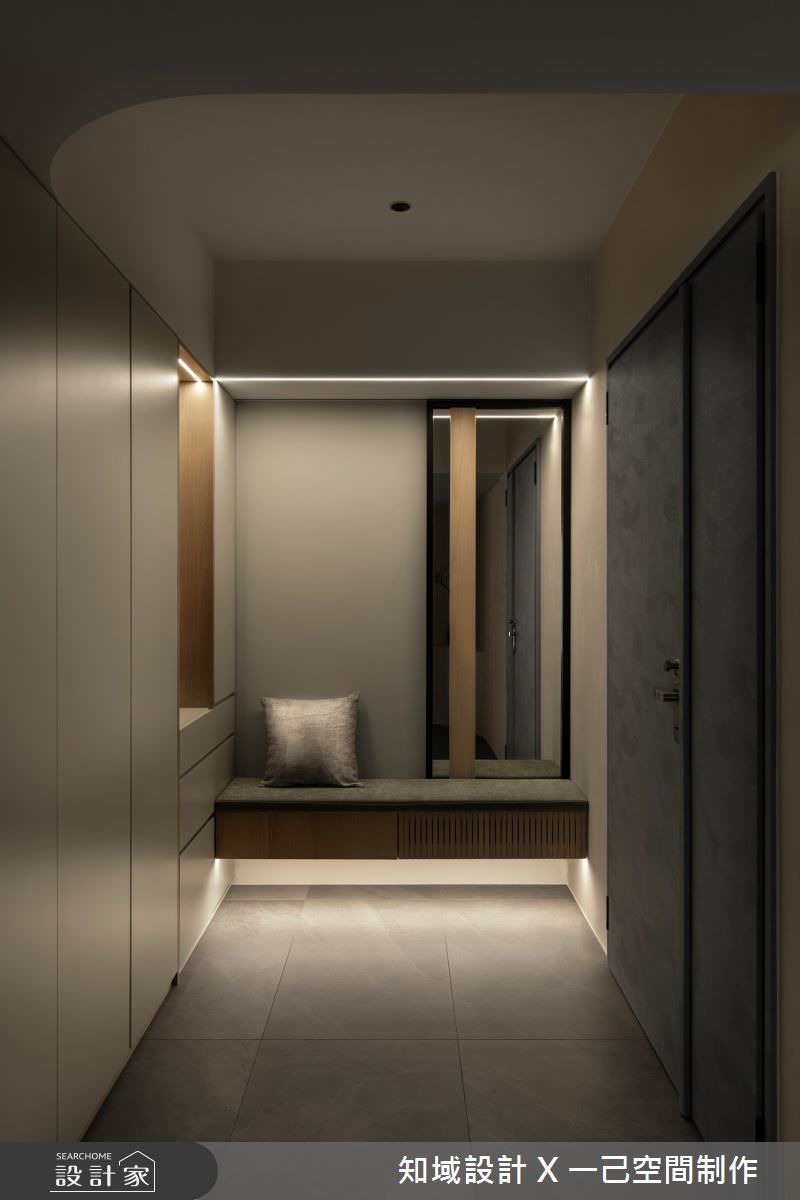 46坪中古屋(5~15年)＿混搭風玄關案例圖片＿知域設計 X 一己空間制作＿一己_旎之1