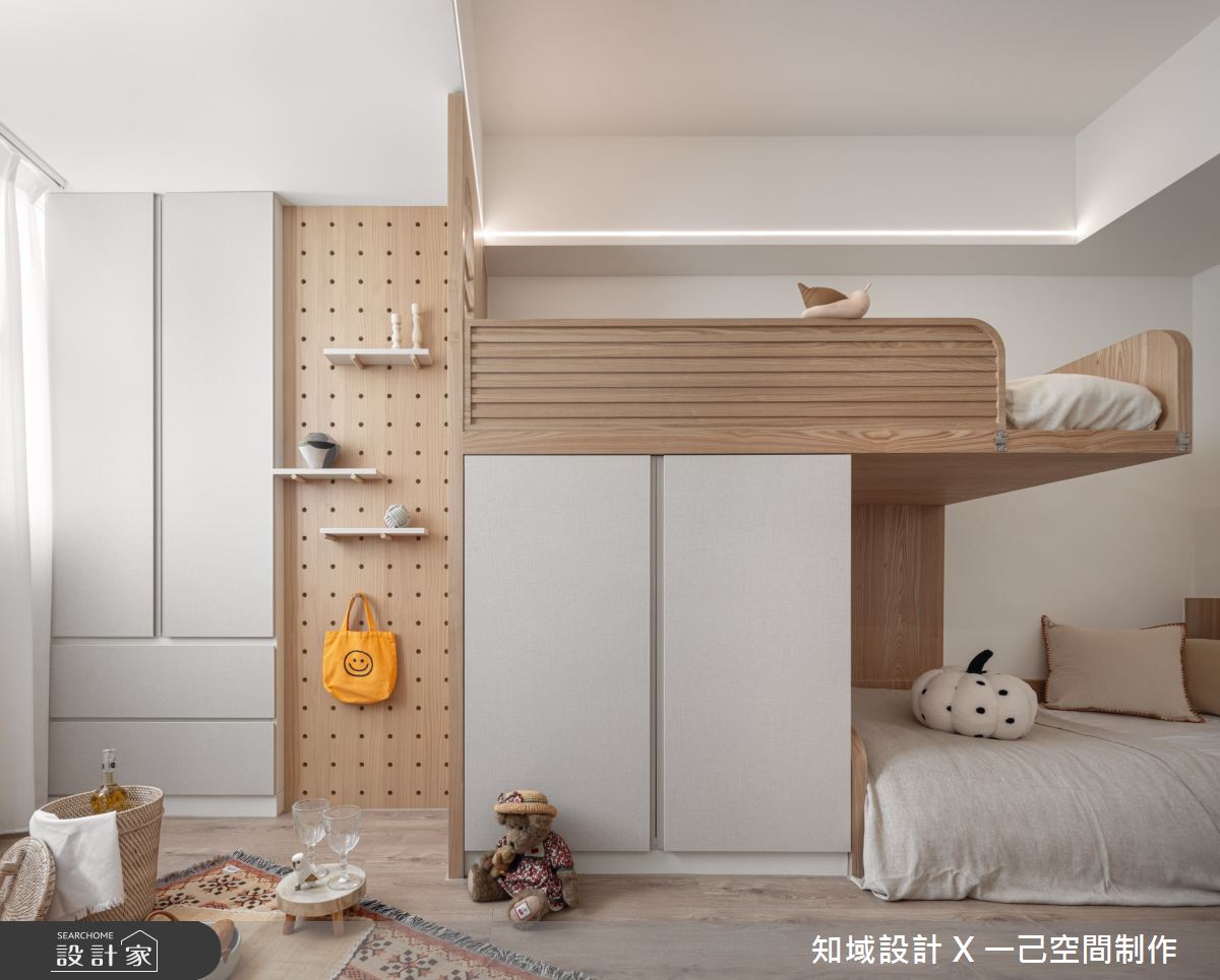 33坪中古屋(5~15年)＿北歐風臥室兒童房兒童房案例圖片＿知域設計 X 一己空間制作＿知域_枂之21