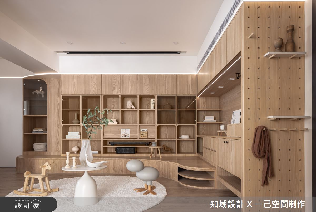 33坪中古屋(5~15年)＿北歐風客廳案例圖片＿知域設計 X 一己空間制作＿知域_枂之1