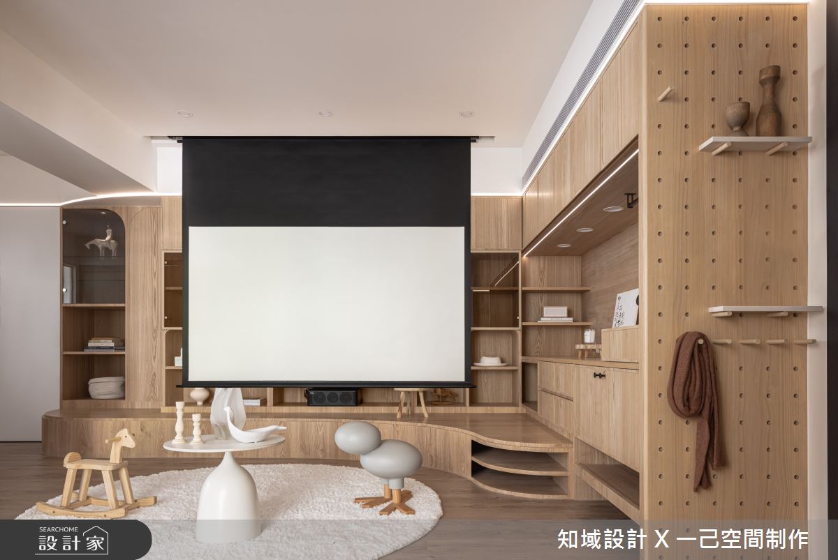 33坪中古屋(5~15年)＿北歐風客廳案例圖片＿知域設計 X 一己空間制作＿知域_枂之2