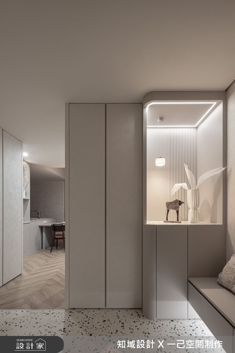 32坪新成屋(5年以下)＿混搭風玄關案例圖片＿知域設計 X 一己空間制作＿知域_棠之1