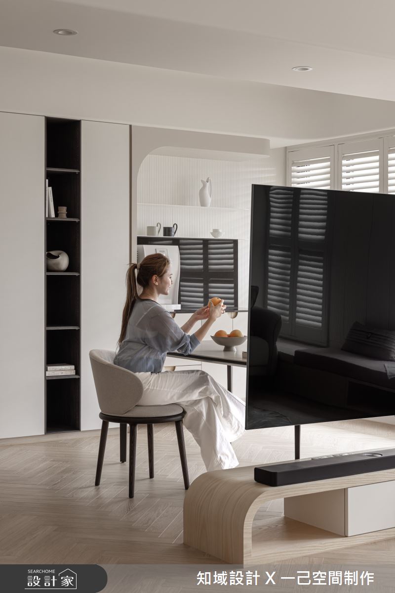 37坪新成屋(5年以下)＿混搭風客廳餐廳案例圖片＿知域設計 X 一己空間制作＿知域_簇之5