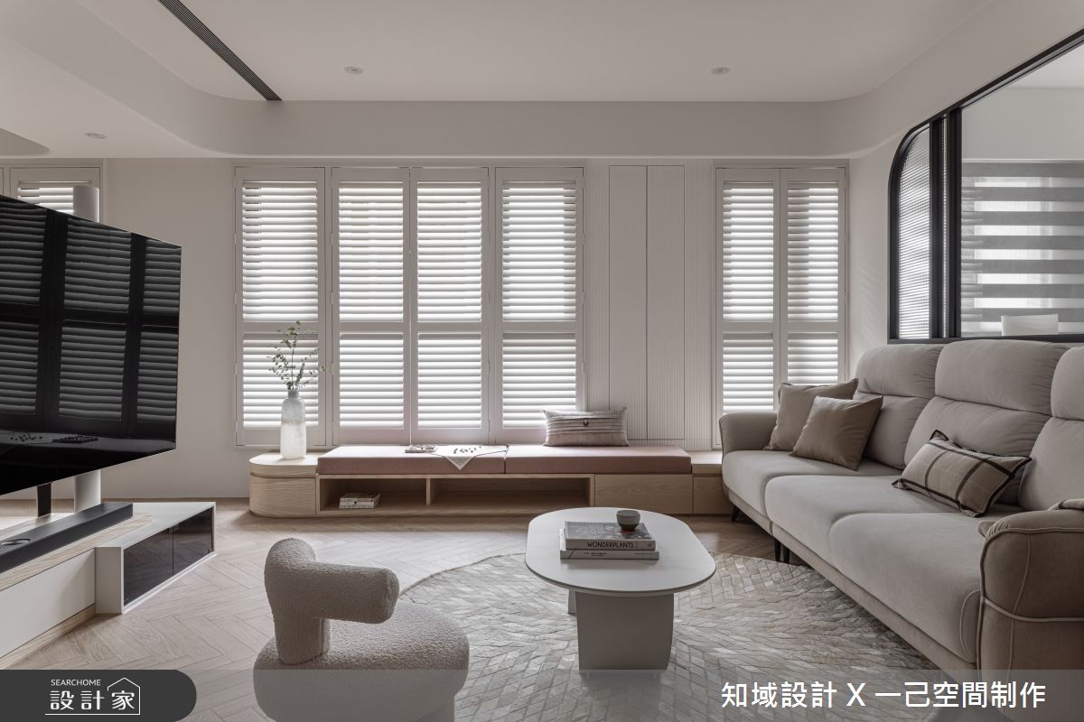 37坪新成屋(5年以下)＿混搭風客廳臥榻案例圖片＿知域設計 X 一己空間制作＿知域_簇之157