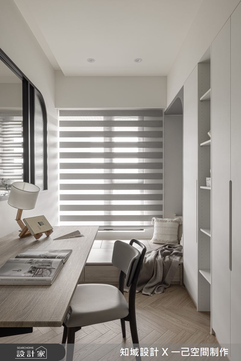 37坪新成屋(5年以下)＿混搭風書房臥榻案例圖片＿知域設計 X 一己空間制作＿知域_簇之12