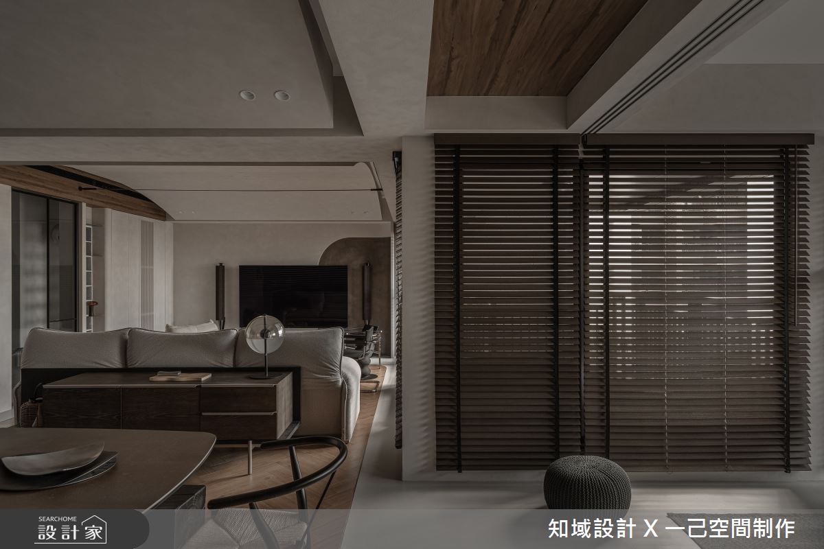 35坪毛胚屋＿侘寂風客廳餐廳案例圖片＿知域設計 X 一己空間制作＿一己_澄晤之12
