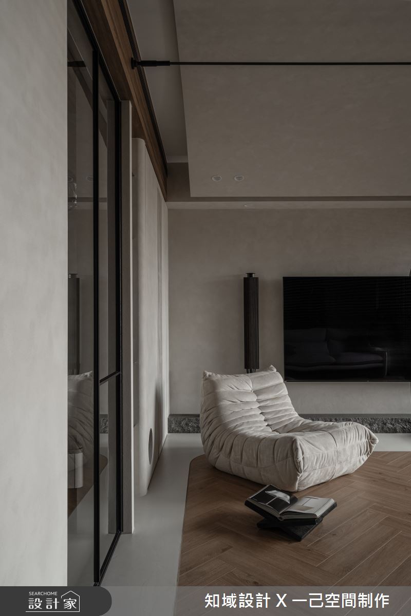 35坪毛胚屋＿侘寂風客廳案例圖片＿知域設計 X 一己空間制作＿一己_澄晤之8
