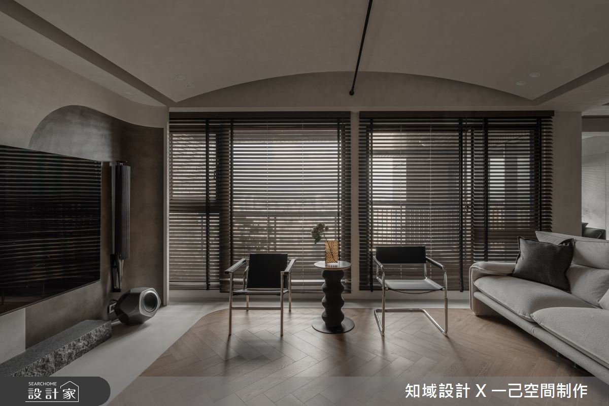 35坪毛胚屋＿侘寂風客廳案例圖片＿知域設計 X 一己空間制作＿一己_澄晤之9