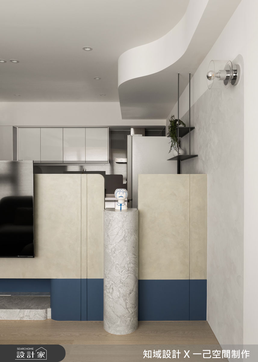 30坪新成屋(5年以下)＿混搭風客廳案例圖片＿知域設計 X 一己空間制作＿知域_瀞之11