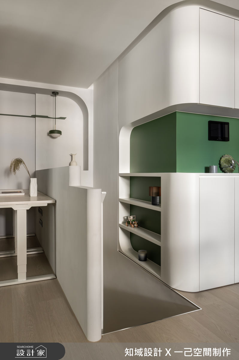 30坪新成屋(5年以下)＿混搭風書房樓梯案例圖片＿知域設計 X 一己空間制作＿知域_瀞之23
