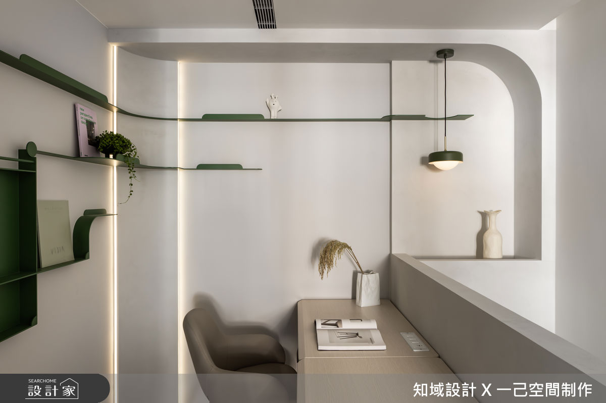 30坪新成屋(5年以下)＿混搭風書房案例圖片＿知域設計 X 一己空間制作＿知域_瀞之21