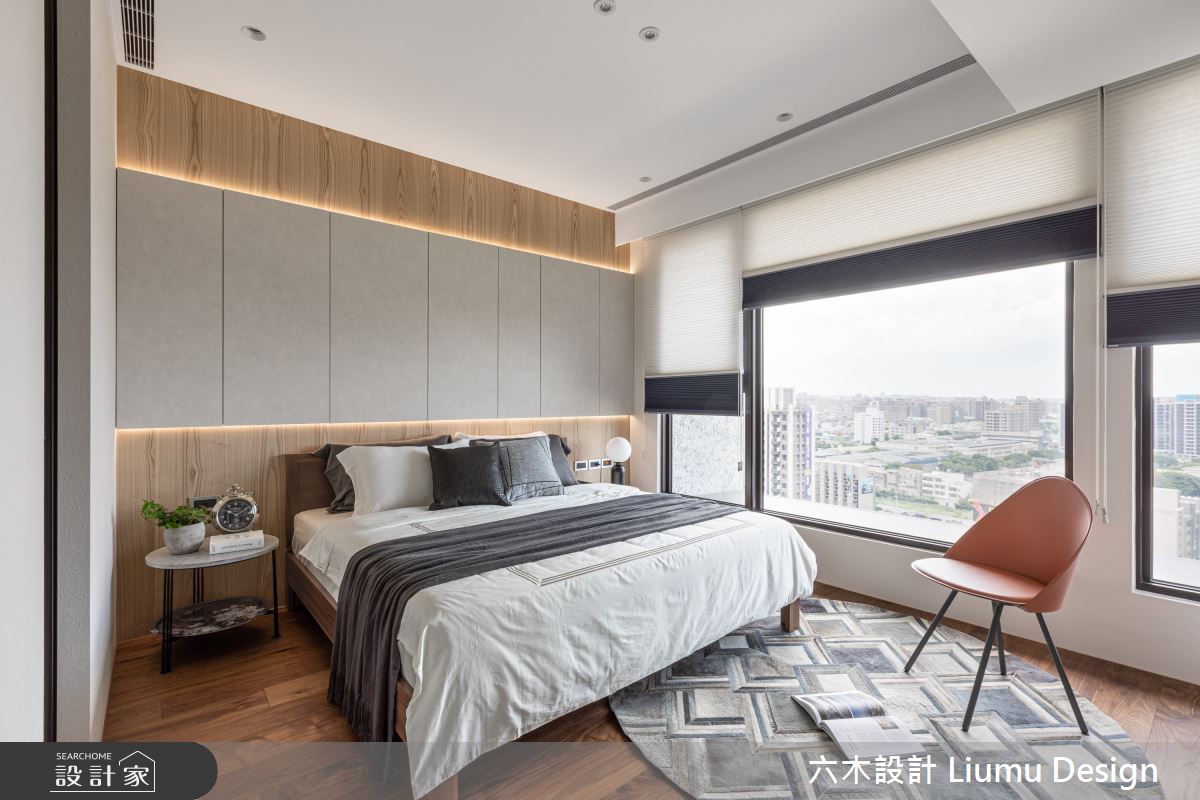 40坪新成屋(5年以下)＿現代風臥室案例圖片＿六木設計 Liumu Design＿六木_10之14