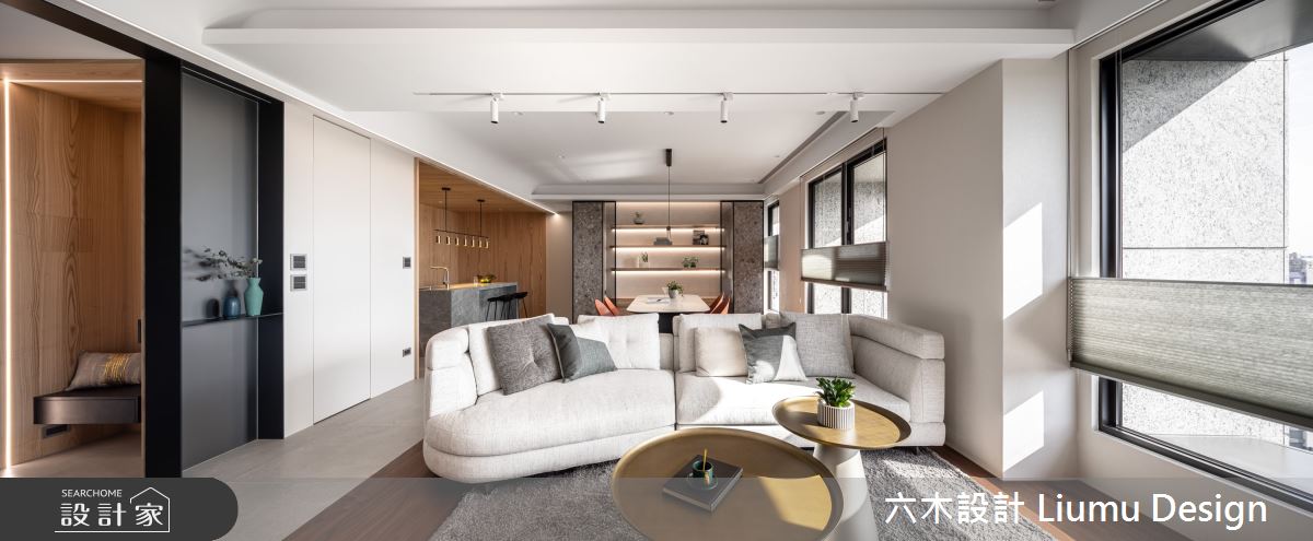 40坪新成屋(5年以下)＿現代風客廳案例圖片＿六木設計 Liumu Design＿六木_10之4