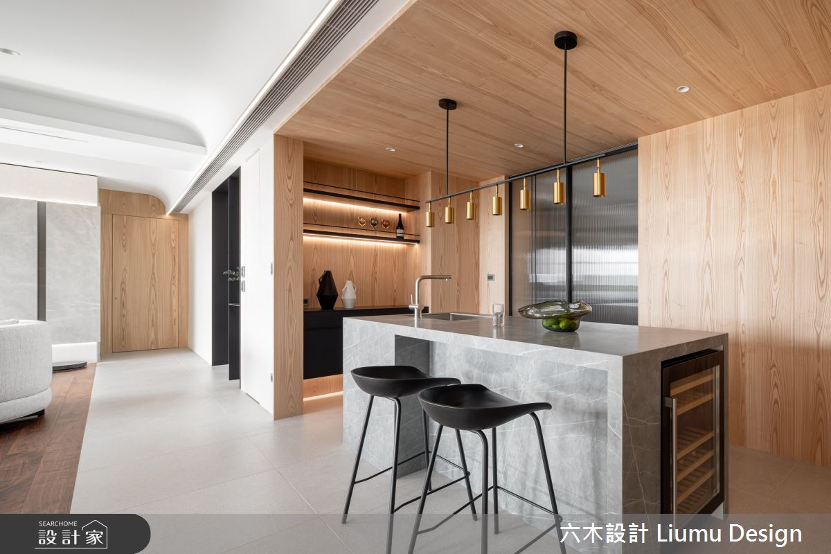 40坪新成屋(5年以下)＿現代風吧檯案例圖片＿六木設計 Liumu Design＿六木_10之12