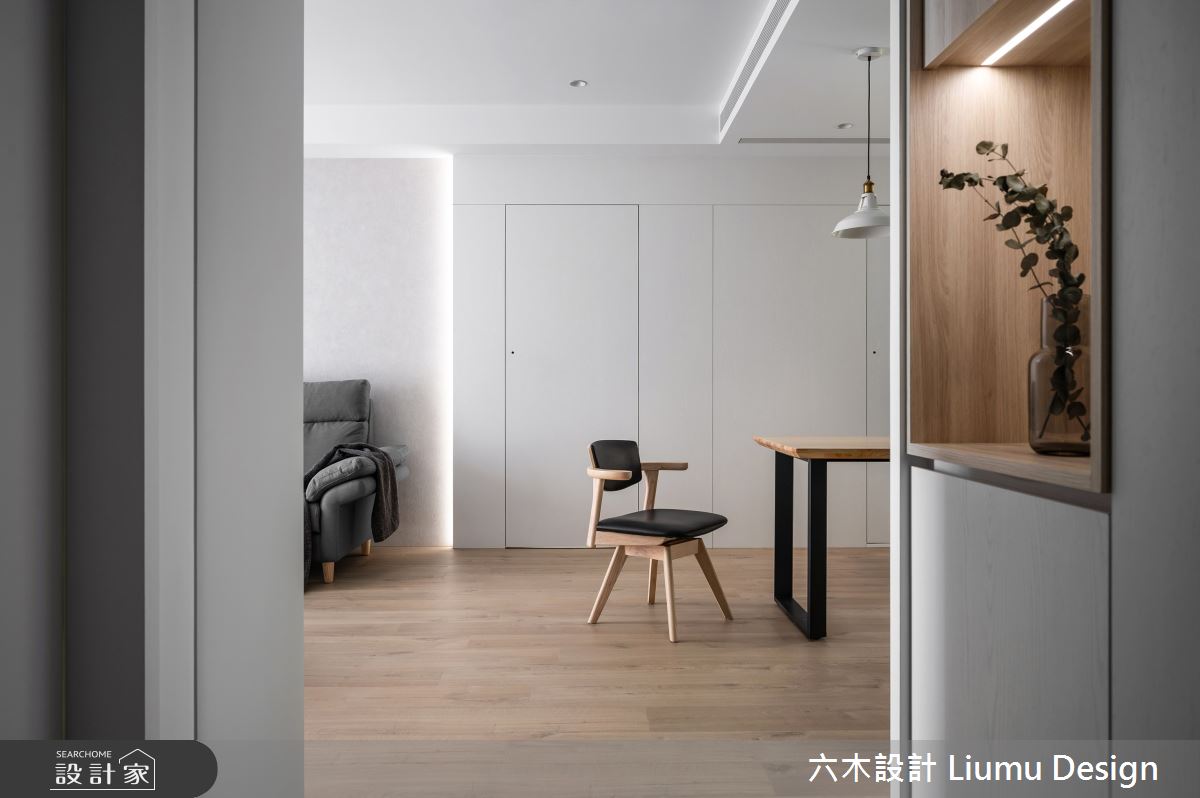 28坪新成屋(5年以下)＿現代風玄關客廳餐廳案例圖片＿六木設計 Liumu Design＿六木_11之2
