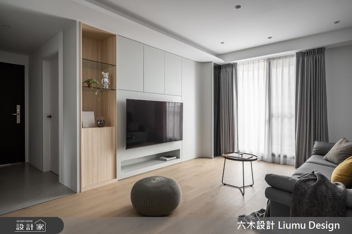 28坪新成屋(5年以下)＿現代風客廳案例圖片＿六木設計 Liumu Design＿六木_11之5