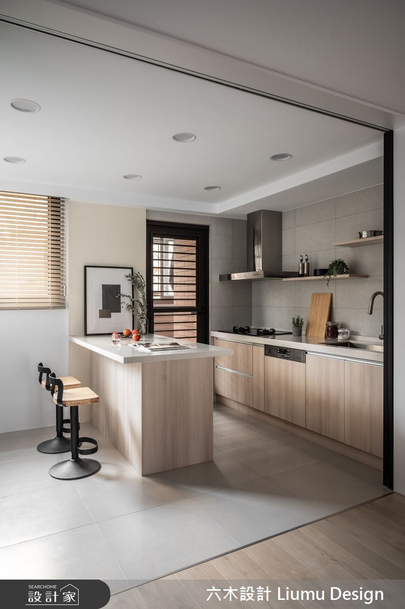 28坪新成屋(5年以下)＿現代風廚房中島案例圖片＿六木設計 Liumu Design＿六木_11之20