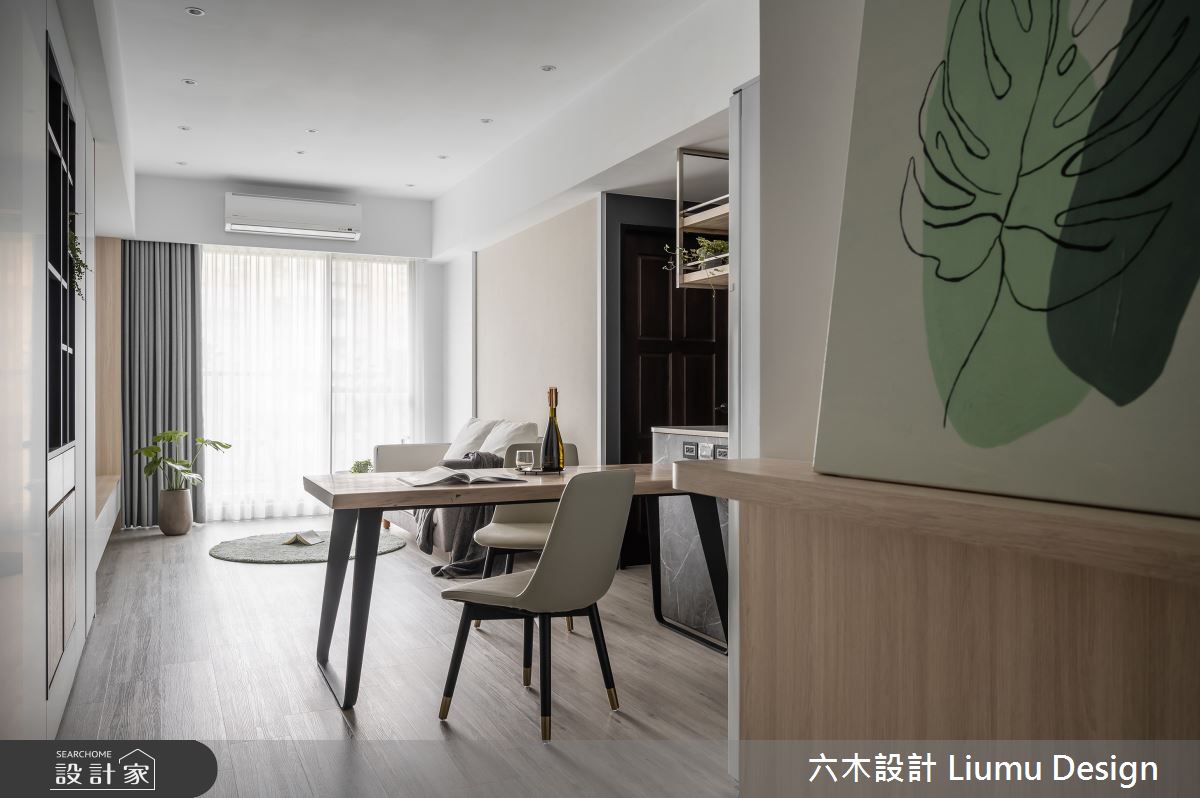 27坪新成屋(5年以下)＿現代風玄關客廳餐廳案例圖片＿六木設計 Liumu Design＿六木_12之3