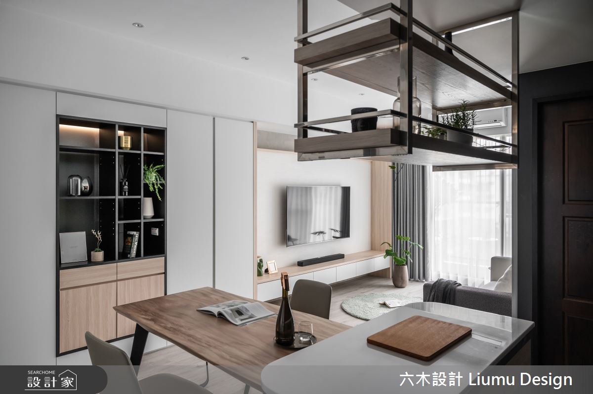 27坪新成屋(5年以下)＿現代風客廳餐廳吧檯案例圖片＿六木設計 Liumu Design＿六木_12之19