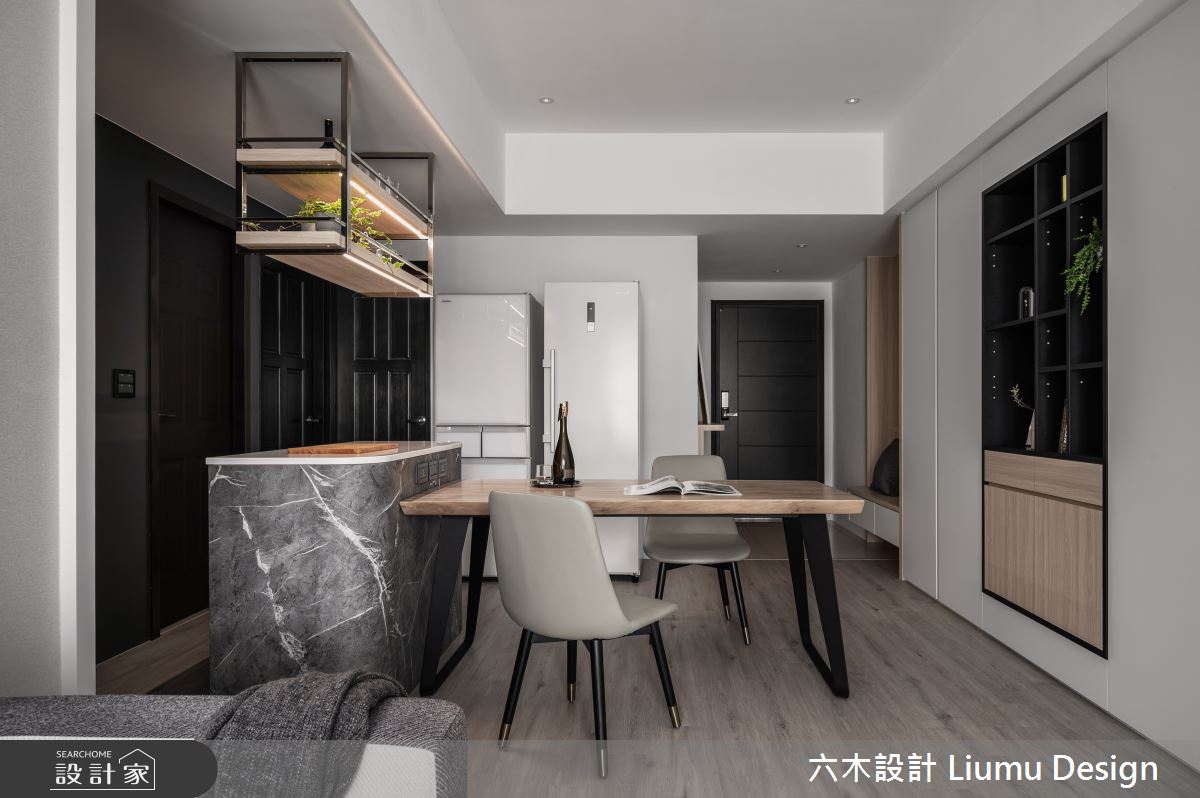 27坪新成屋(5年以下)＿現代風餐廳吧檯案例圖片＿六木設計 Liumu Design＿六木_12之25
