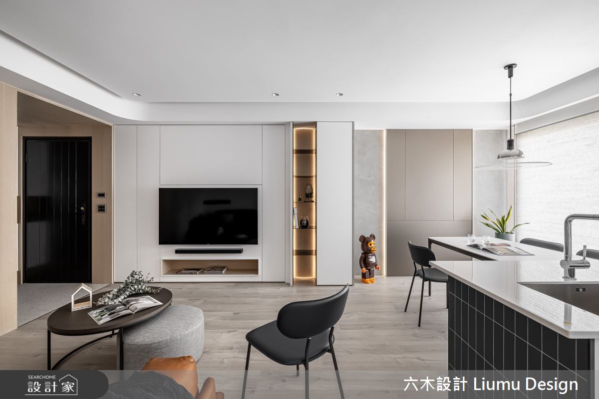 20坪新成屋(5年以下)＿北歐風客廳餐廳中島案例圖片＿六木設計 Liumu Design＿六木_13之4