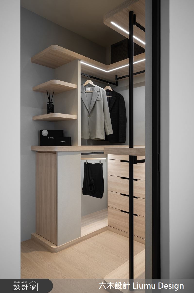50坪中古屋(5~15年)＿北歐風更衣間案例圖片＿六木設計 Liumu Design＿六木_14之23