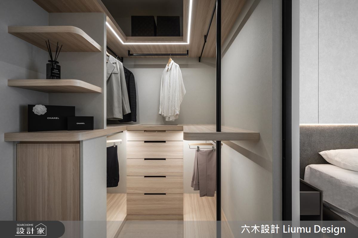 50坪中古屋(5~15年)＿北歐風更衣間案例圖片＿六木設計 Liumu Design＿六木_14之24