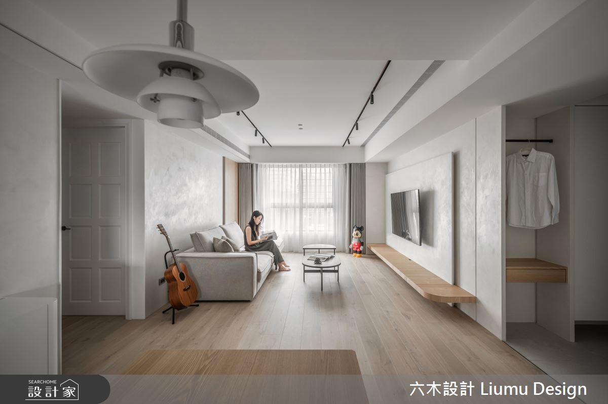 40坪中古屋(5~15年)＿侘寂風玄關客廳案例圖片＿六木設計 Liumu Design＿六木_16之6