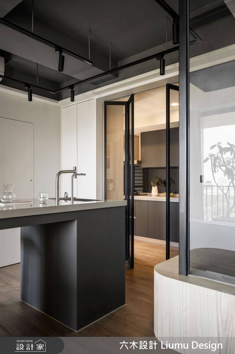 24坪預售屋＿北歐風廚房中島案例圖片＿六木設計 Liumu Design＿六木_18之9