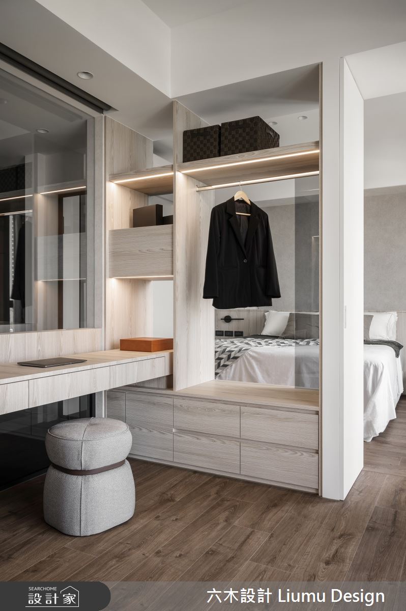 24坪預售屋＿北歐風臥室更衣間案例圖片＿六木設計 Liumu Design＿六木_18之17