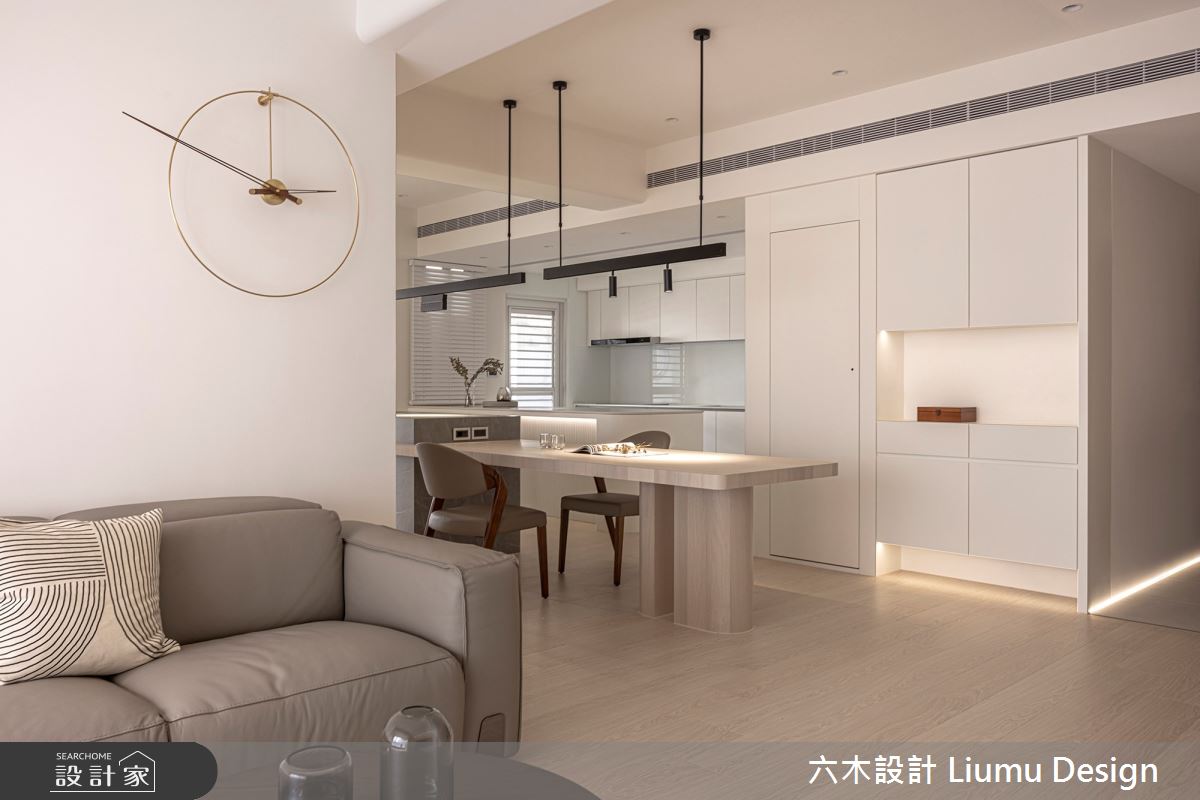 31坪中古屋(5~15年)＿北歐風客廳餐廳廚房中島案例圖片＿六木設計 Liumu Design＿六木_20之11