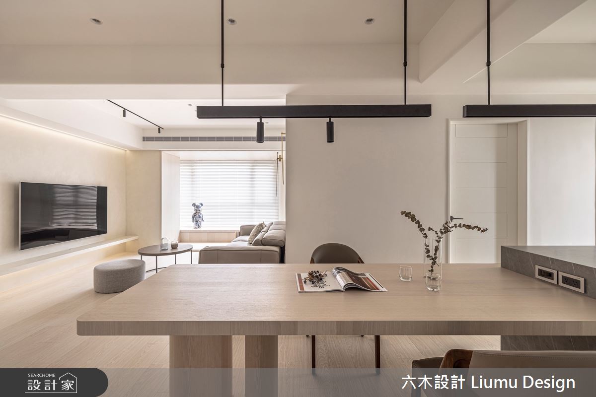 31坪中古屋(5~15年)＿北歐風客廳餐廳中島案例圖片＿六木設計 Liumu Design＿六木_20之7