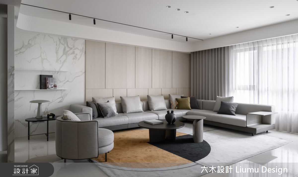 60坪中古屋(5~15年)＿現代風客廳案例圖片＿六木設計 Liumu Design＿六木_22之1