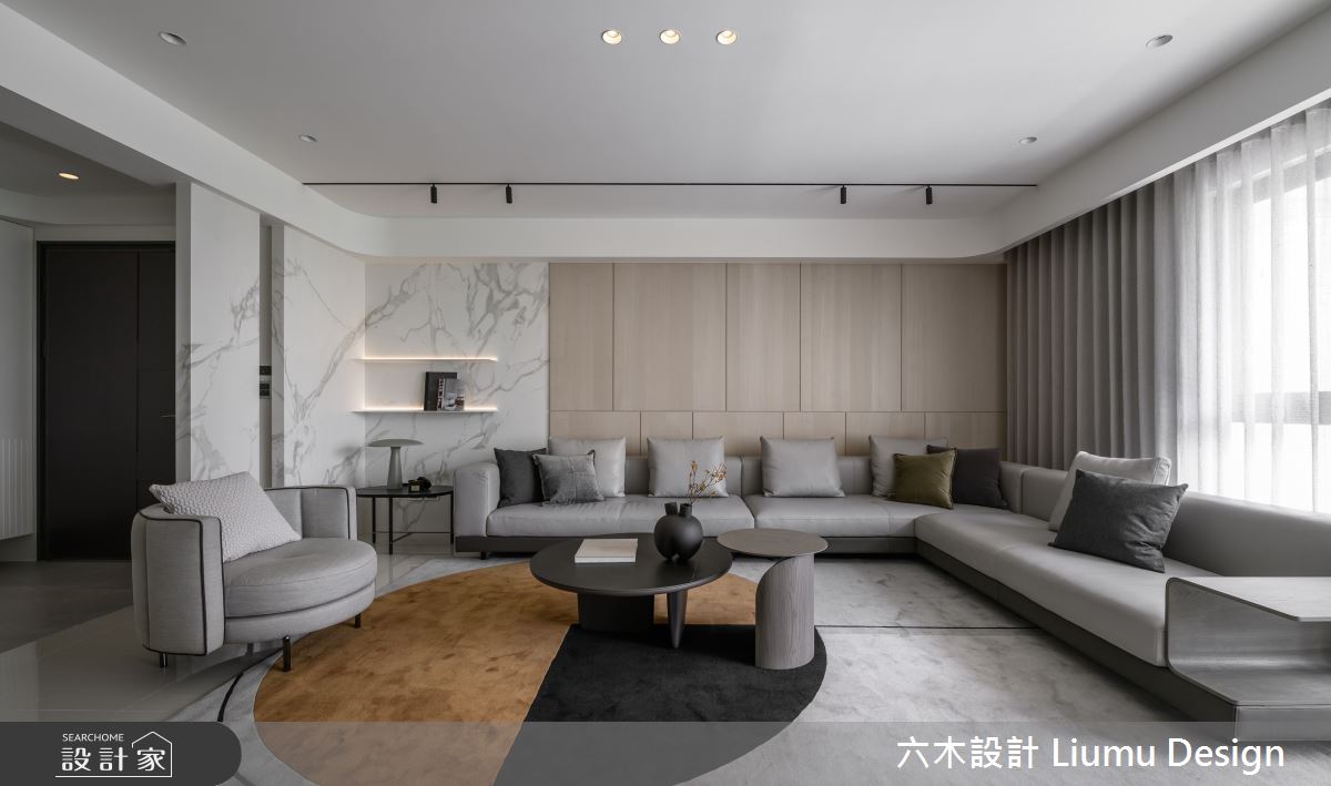 60坪中古屋(5~15年)＿現代風客廳案例圖片＿六木設計 Liumu Design＿六木_22之3