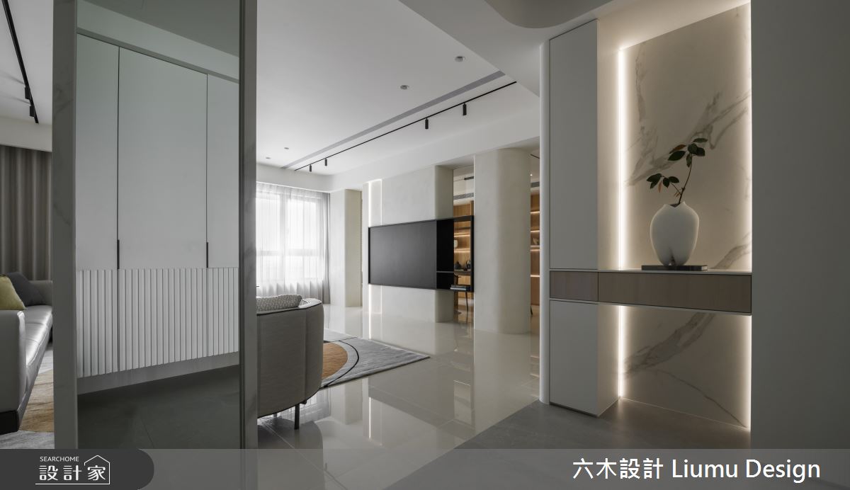 60坪中古屋(5~15年)＿現代風玄關客廳案例圖片＿六木設計 Liumu Design＿六木_22之5