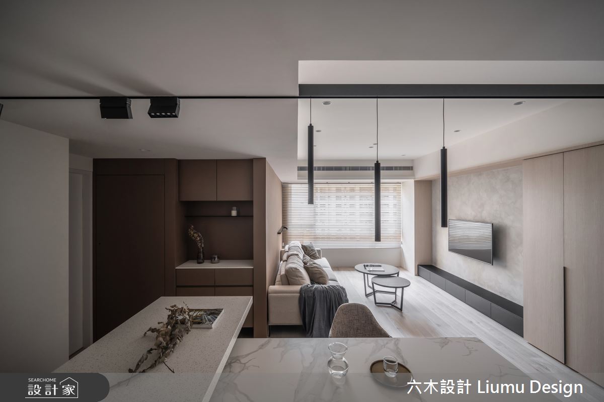 24坪老屋(16~30年)＿現代風客廳餐廳中島案例圖片＿六木設計 Liumu Design＿六木_23之6