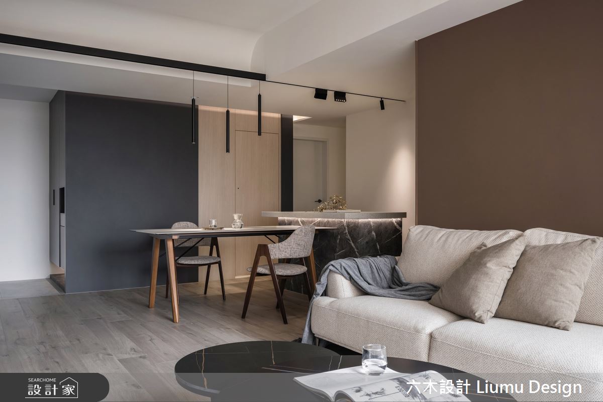 24坪老屋(16~30年)＿現代風客廳餐廳中島案例圖片＿六木設計 Liumu Design＿六木_23之13