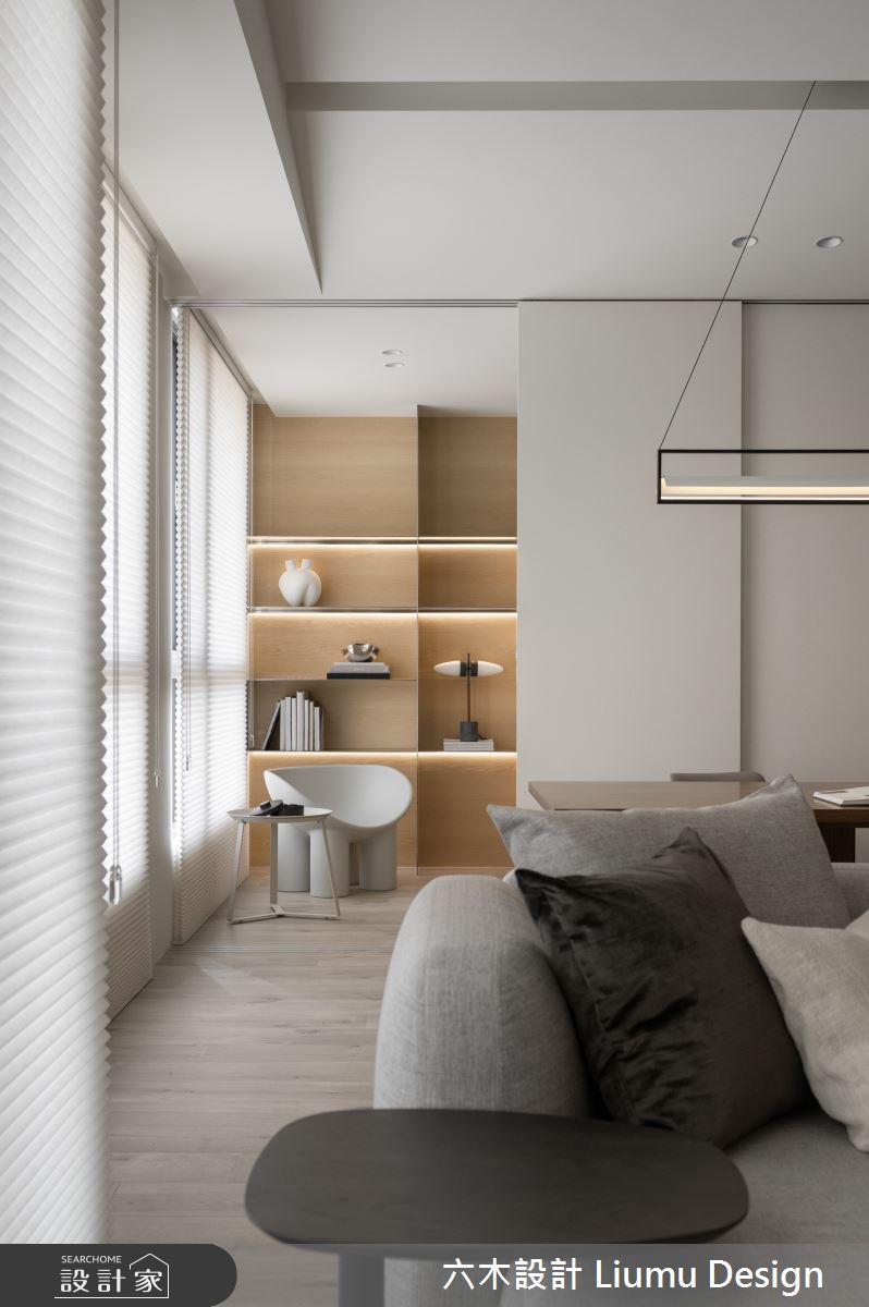 35坪新成屋(5年以下)＿北歐風客廳書房案例圖片＿六木設計 Liumu Design＿六木_25之13