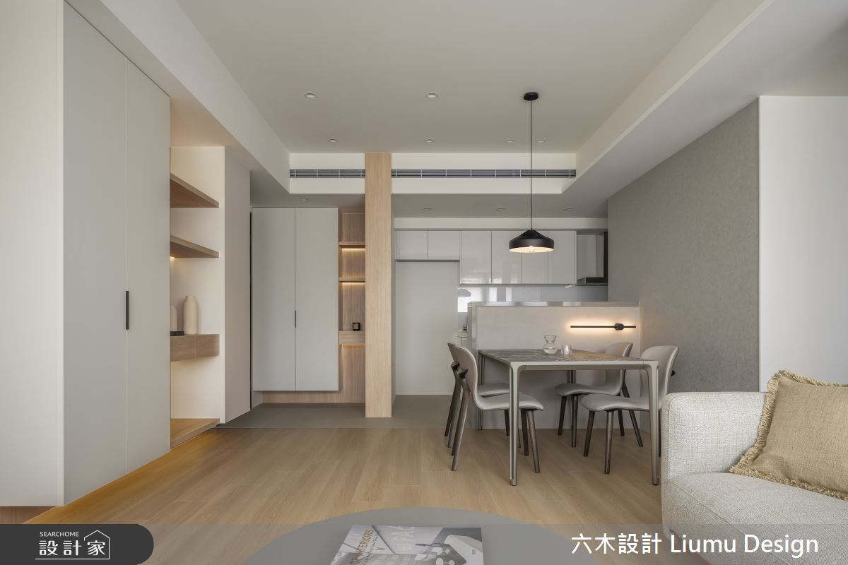 36坪中古屋(5~15年)＿簡約風玄關客廳餐廳廚房案例圖片＿六木設計 Liumu Design＿六木_33之109