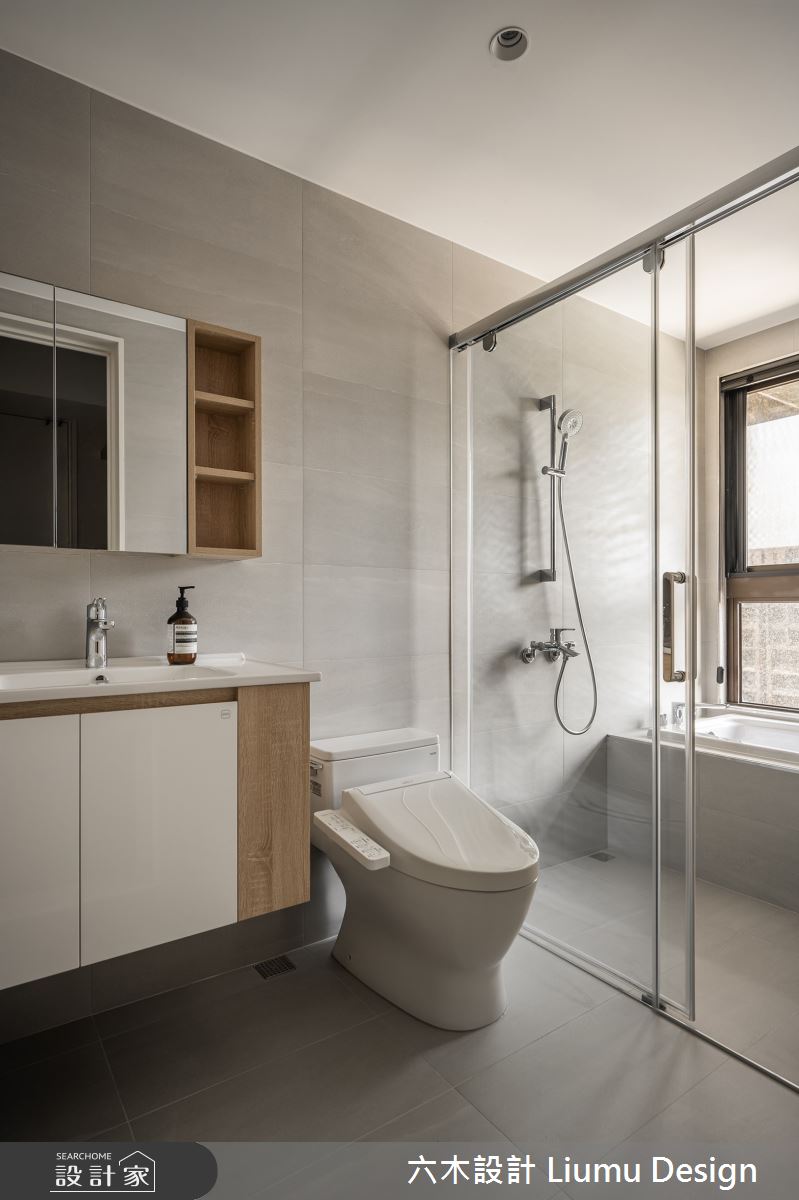 36坪中古屋(5~15年)＿簡約風浴室案例圖片＿六木設計 Liumu Design＿六木_33之190