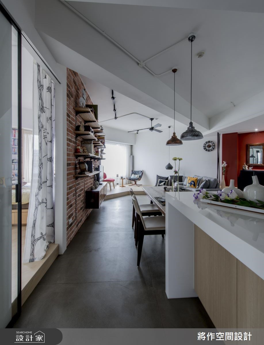 20坪新成屋(5年以下)＿工業風吧檯案例圖片＿將作空間設計工作室＿將作_01之11