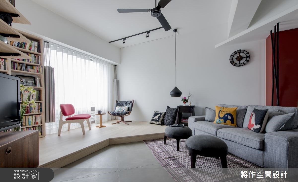 20坪新成屋(5年以下)＿工業風客廳案例圖片＿將作空間設計工作室＿將作_01之13