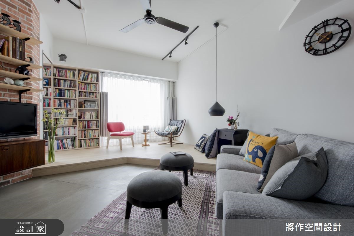 20坪新成屋(5年以下)＿工業風客廳案例圖片＿將作空間設計工作室＿將作_01之14