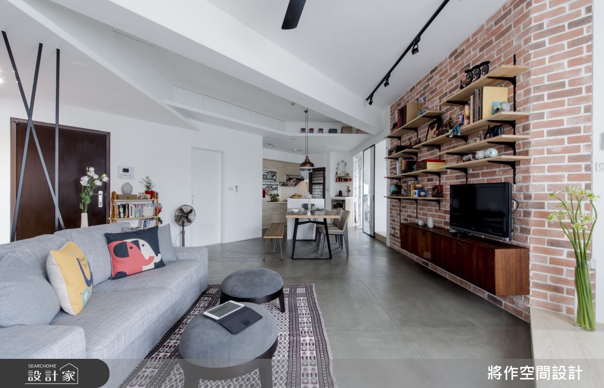 20坪新成屋(5年以下)＿工業風客廳案例圖片＿將作空間設計工作室＿將作_01之15